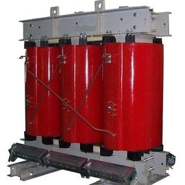 قرمز ترانسفورماتور تک و سه فاز نوع خشک 11kv 20kv ولتاژ توزیع برق 2500kVA تامین کننده