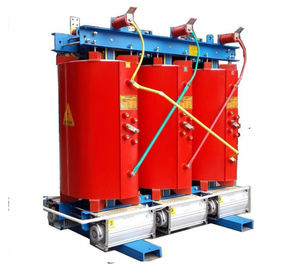 قرمز ترانسفورماتور تک و سه فاز نوع خشک 11kv 20kv ولتاژ توزیع برق 2500kVA تامین کننده